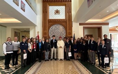 واشنطن، الاحتفال بذكرى المسيرة الخضراء في سفارة المغرب بمشاركة تلاميذ المدرسة البريطانية الدولية