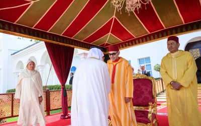جلالة الملك يترأس بالمضيق حفل استقبال بمناسبة عيد العرش المجيد