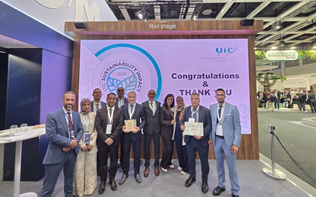 معرض “إنوترانس 2026” ببرلين.. المكتب الوطني للسكك الحديدية يتوج بـ “جائزة التأثير المستدام”